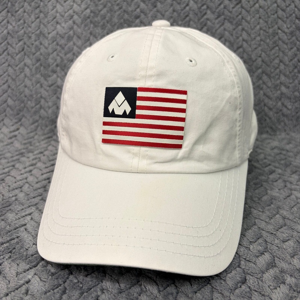American Needle Hat Arkansas Cup Mens OSFA White Flag Patch Baseball‎ Cap